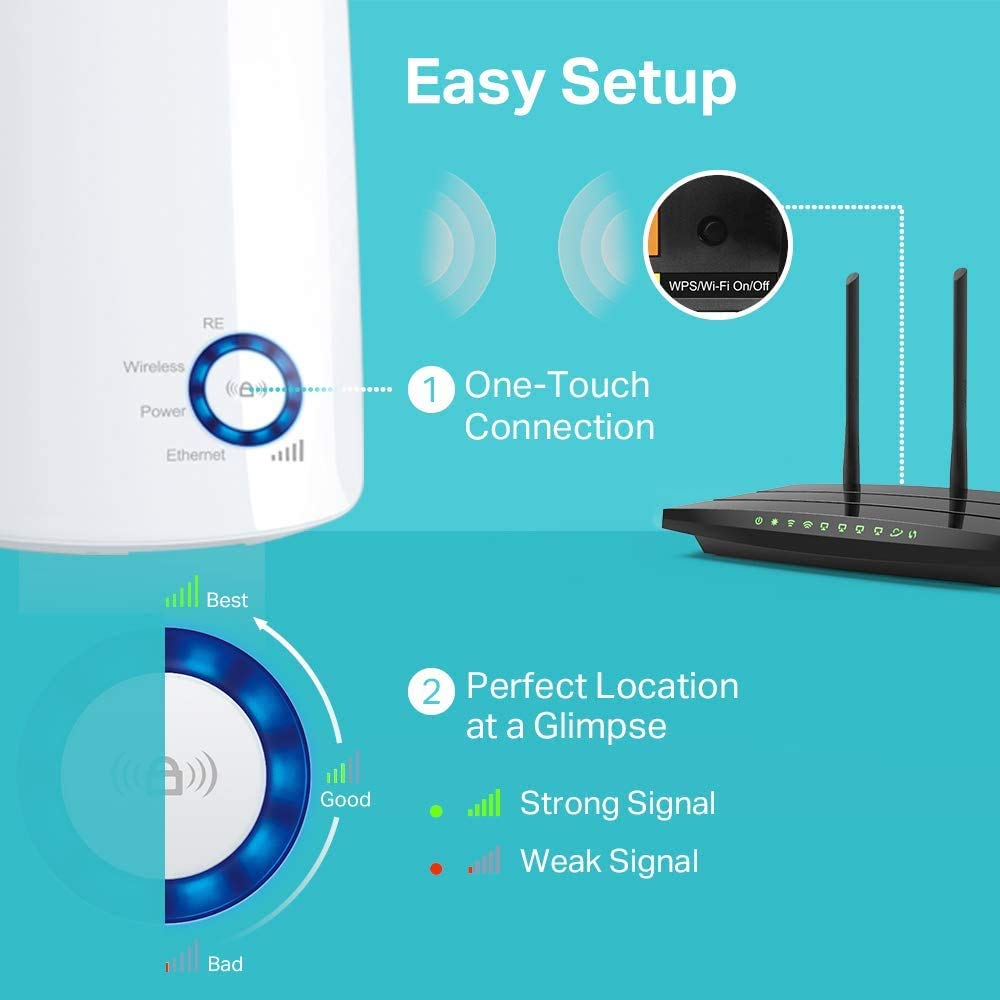 TP-Link TL-WA850RE N300 Wireless Range Extender, Broadband/Wi-Fi Extender