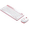 Logitech MK240 Nano Wireless Keyboard and Mouse Combo 12 Function Keys 2.4GHz Wireless White