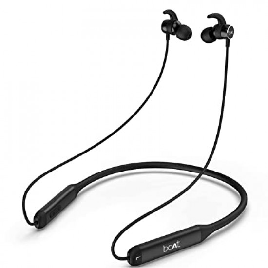 boAt Rockerz 330 Bluetooth Wireless in Ear Earphones with Mic (Active Black)