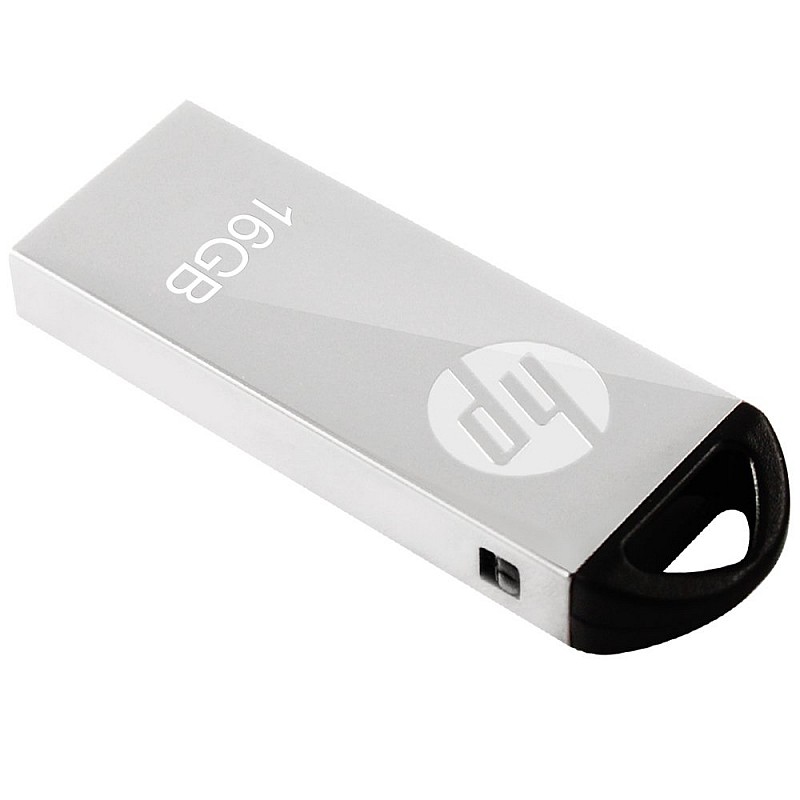 HP V220 USB Pendrive, 16GB, USB 2.0 (Silver)