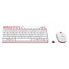 Logitech MK240 Nano Wireless Keyboard and Mouse Combo 12 Function Keys 2.4GHz Wireless White