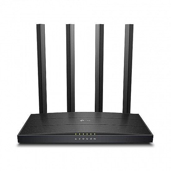 TP-Link Archer C6U AC1200 Wireless MU-MIMO Gigabit Router Black