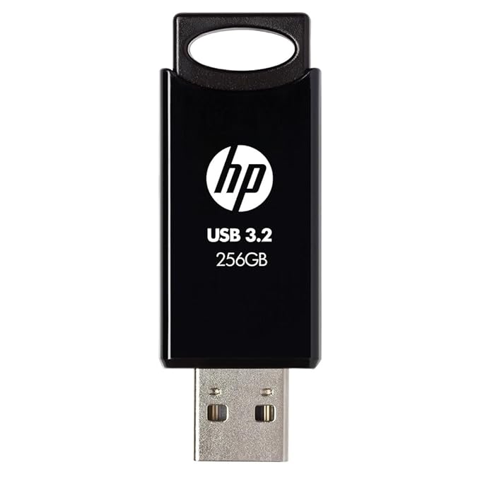 HP 712w 256GB USB 3.2 Flash Drive (Black)
