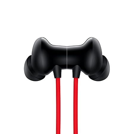 OnePlus Bullets Z2 Bluetooth Wireless in Ear Earphones with Mic, Bombastic Bass, 10 Mins Charge - 20 Hrs Music, 30 Hrs Battery Life (Acoustic Red)