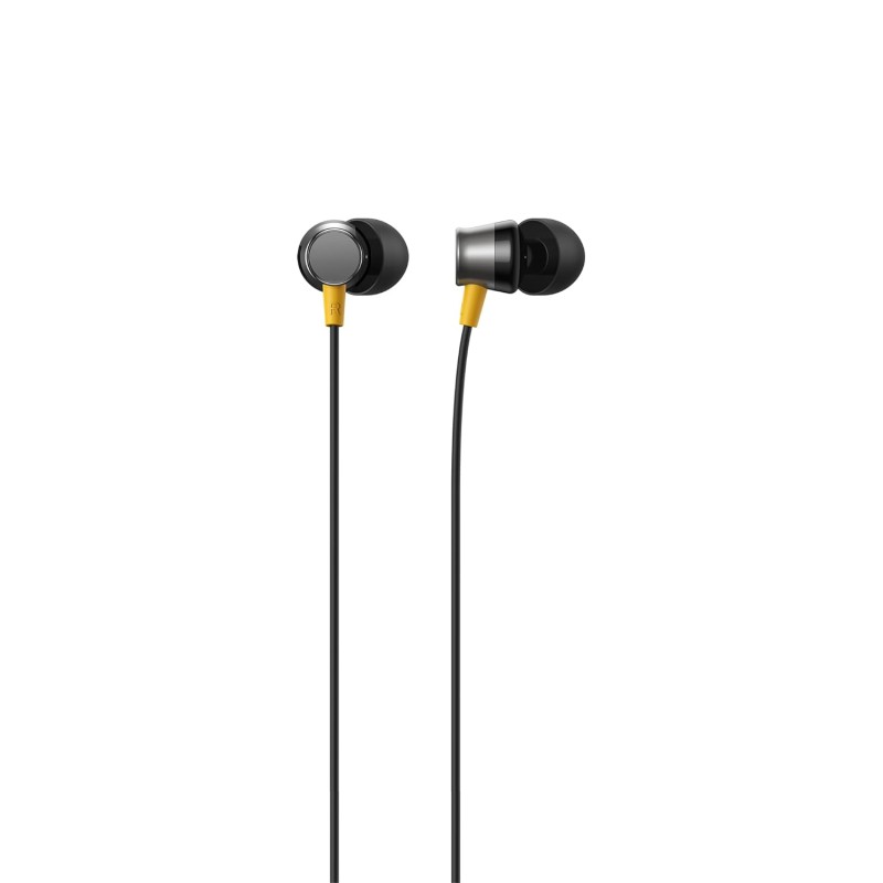 Realme Buds 3 - 3.5mm Wired Earphones with Mic - Deep Bass & Magnetic Design Realme Buds 3 - 3.5mm Wired Earphones with Mic Deep Bass Black