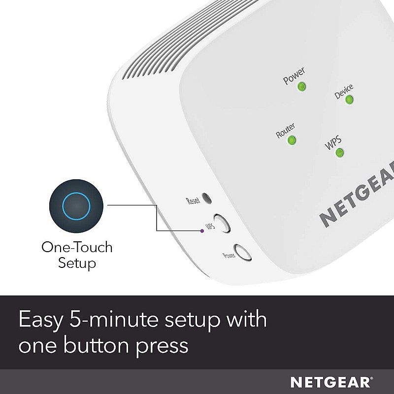 Netgear EX6110 AC1200 WiFi Range Extender (White)