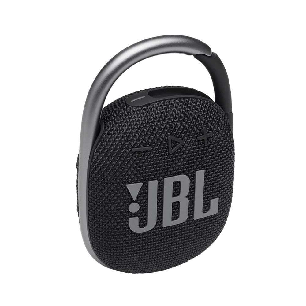 JBL Clip 4, Wireless Ultra Portable Bluetooth Speaker, Pro Sound, Integrated Carabiner, Vibrant Colors with Rugged Fabric Design, Dust & Waterproof, Type C (Without Mic, Black) JBL Clip 4, Wireless Ultra Portable Bluetooth Speaker, Pro Sound, Integrated Carabiner, Vibrant Colors with Rugged Fabric Design, Dust & Waterproof, Type C (Without Mic, Black)