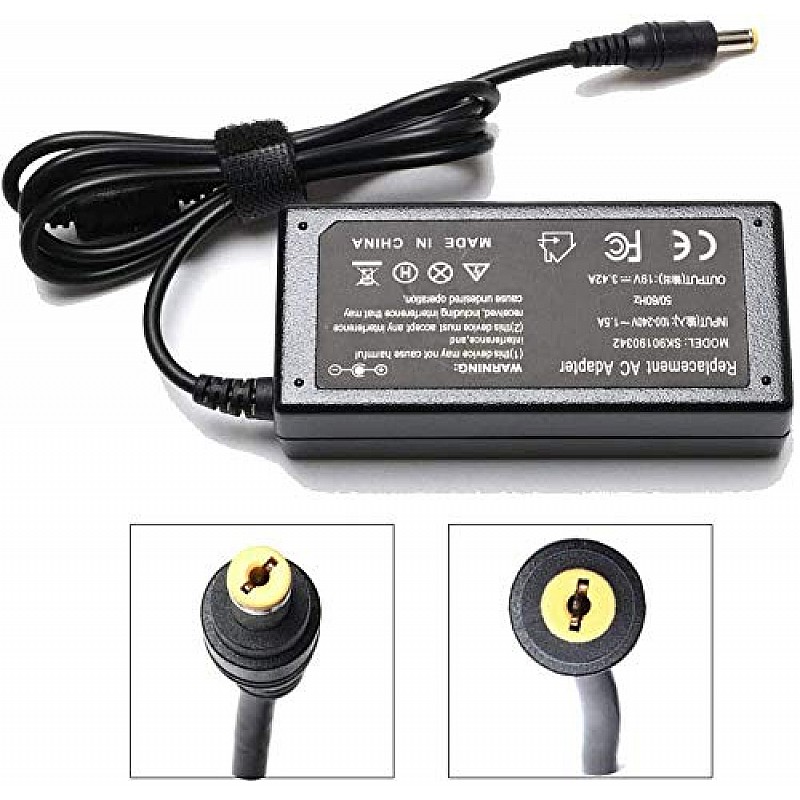 Acer 65w Campatible charger 19v 3.42a for acer aspire, travelmate and timeline series laptops