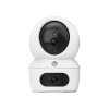 EZVIZ by Hikvision|H7C Dual-Lens Pan & Tilt Wi-Fi Camera|Dual 2k Lenses Resolution|Two Way Calling|360 Panoramic View|Color Night Vision|Privacy Mode|MicroSD Card Support Upto 512GB|White