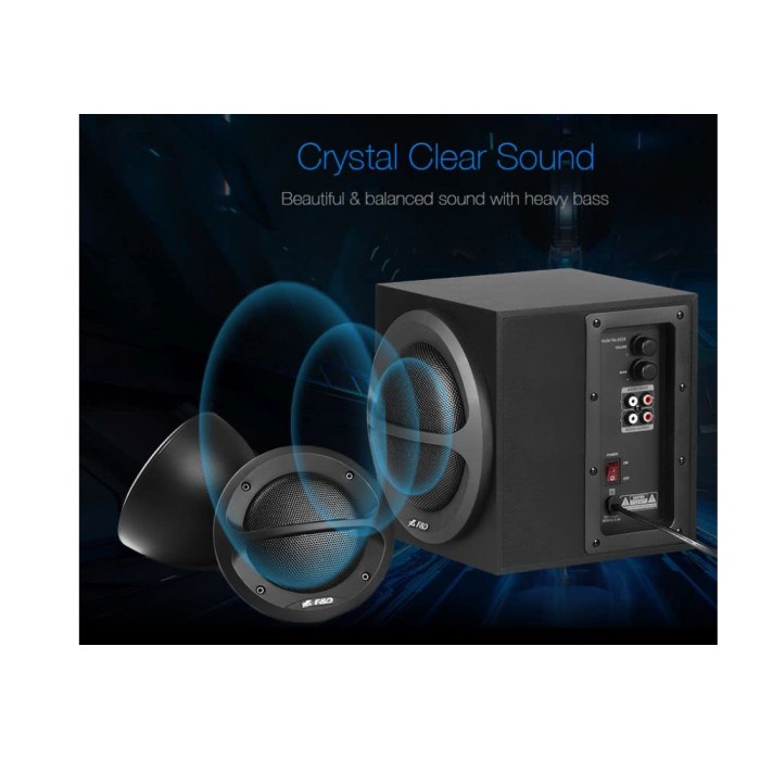 F&D A110 35W 2.1 Multimedia Speaker System - Black