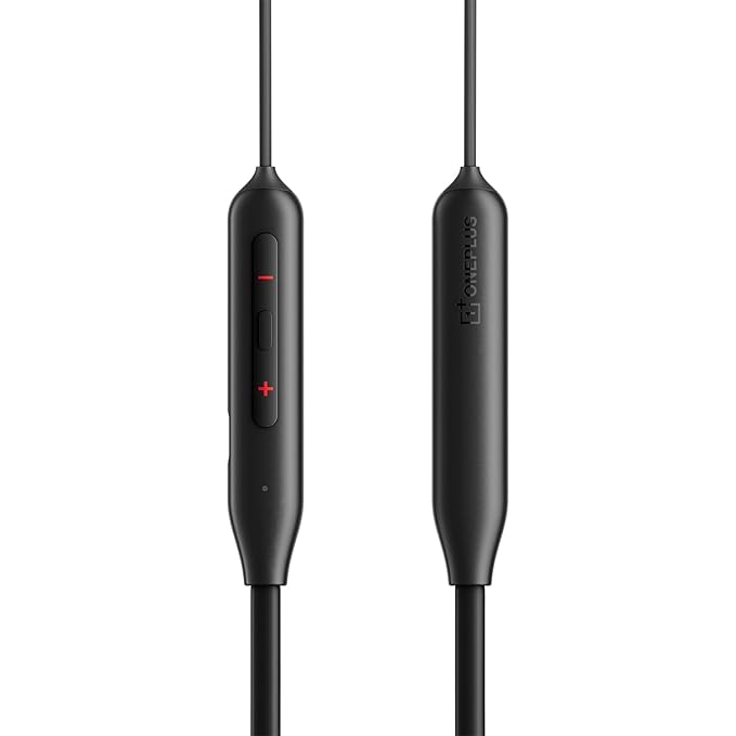 OnePlus Bullets Wireless Z3 in Ear Neckband with 12.4Mm Drivers, 3D Spatial Audio,10 Mins Charge for 27 Hrs Playback, AI Call Noise Cancellation, 4 EQ Preset, , Black
