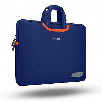 AirCase Laptop Messenger Bag Case Cover Pouch for 15.6 -Inch Laptop Bag for Men & Women (Blue)