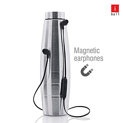 iBall EarWear Sporty Wireless Bluetooth Headset with Mic for All Smartphones (Black) iBall EarWear Sporty Wireless Bluetooth Headset with Mic for All Smartphones (Black)