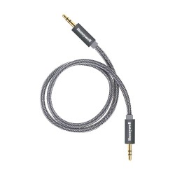 Honeywell Braided 3.5 mm Audio Aux Cable Grey