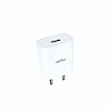 ARU AR-155 2Amp Fast Charger with Charge & Sync USB Cable (White)