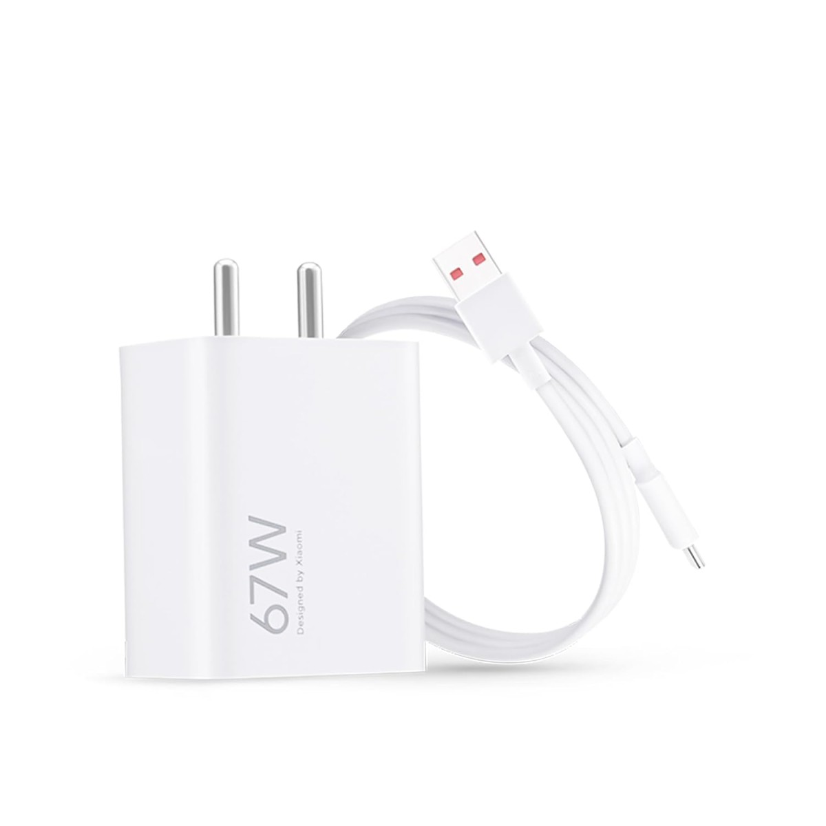 Mi Xiaomi Original 67W Fast Charger Combo/Rapid Charging with Qualcomm Quick Charge 3.0. Includes USB Type-C 6A Fast Charge Cable. Compatable with mobiles, laptops, and Power Banks (White) Mi Xiaomi Original 67W Fast Charger Combo/Rapid Charging with Qualcomm Quick Charge 3.0. Includes USB Type-C 6A Fast Charge Cable. Compatable with mobiles, laptops, and Power Banks (White)