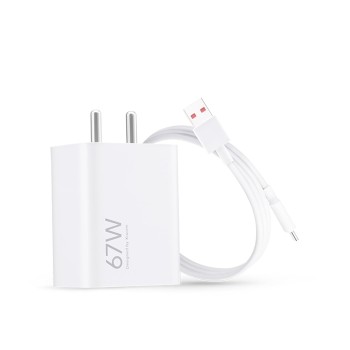 Mi Xiaomi Original 67W Fast Charger Combo/Rapid Charging with Qualcomm Quick Charge 3.0. Includes USB Type-C 6A Fast Charge Cable. Compatable with mobiles, laptops, and Power Banks (White) Mi Xiaomi Original 67W Fast Charger Combo/Rapid Charging with Qualcomm Quick Charge 3.0. Includes USB Type-C 6A Fast Charge Cable. Compatable with mobiles, laptops, and Power Banks (White)