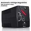 ZEBRONICS Zeb-U725 600VA UPS for Desktop-PC-Computers not for Routers with Automatic Voltage Regulation Black