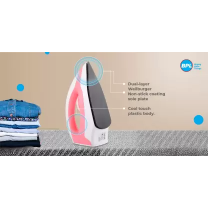 BPL BDIP11111 1100 W Dry Iron (Pink, White) BPL BDIP11111 1100 W Dry Iron (Pink, White)