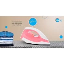 BPL BDIP11111 1100 W Dry Iron (Pink, White) BPL BDIP11111 1100 W Dry Iron (Pink, White)