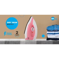 BPL BDIP11111 1100 W Dry Iron (Pink, White) BPL BDIP11111 1100 W Dry Iron (Pink, White)
