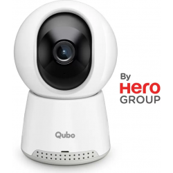 Qubo Smart Cam 360 Q100 by HERO GROUP 1080p FHD WiFi CCTV with Intruder Alarm System Security Camera