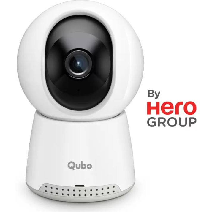 Qubo Smart Cam 360 Q100 by HERO GROUP 1080p FHD WiFi CCTV with Intruder Alarm System Security Camera Qubo Smart Cam 360 Q100 by HERO GROUP 1080p FHD WiFi CCTV with Intruder Alarm System Security Camera