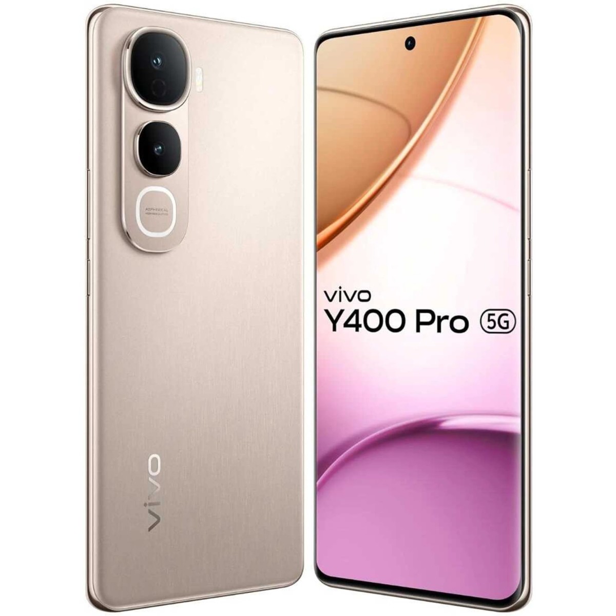 (Refurbished) Vivo Y400 Pro 5G Gold (Fest Gold, 256 GB) (8 GB RAM)