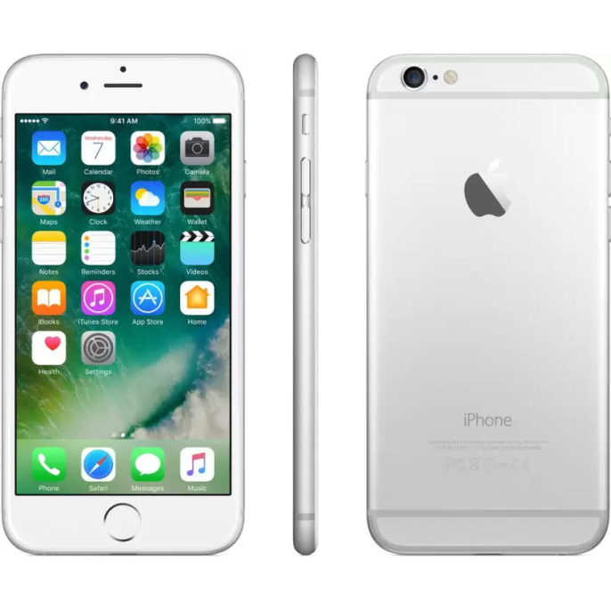 Apple iPhone 6 (Silver, 64 GB) Refurbished