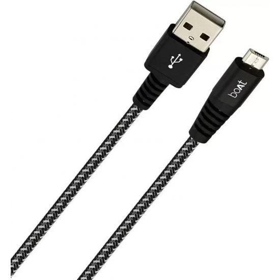 boAt Micro USB Cable 2 A 1.5 m Micro Rugged 700 V3 Black