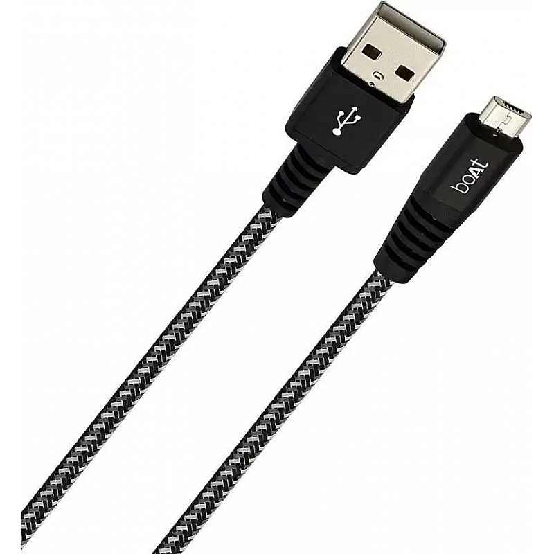 boAt Micro USB Cable 2 A 1.5 m Micro Rugged 700 V3 Black