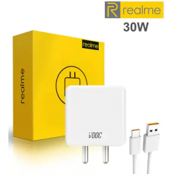 Realme Charger 30W Vooc Fast Charging with Type-C Cable for Realme Mobiles