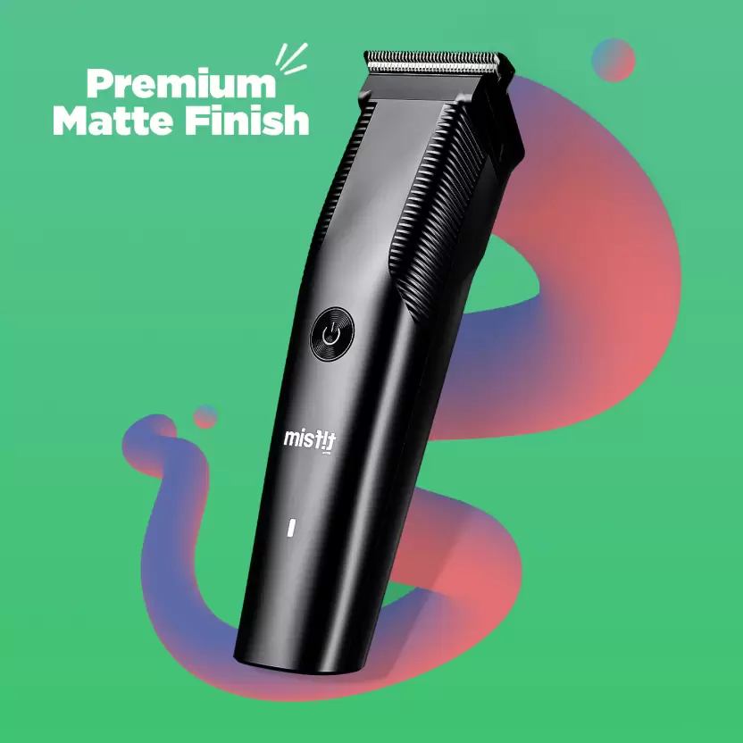 Misfit Groom 100 Trimmer 120 min Runtime 5 Length Settings (Black)