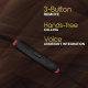 Infinity Glide N120 Bluetooth Wireless In Ear Earphones with Mic Black And Red