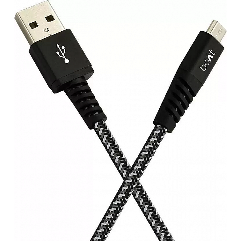 boAt Micro USB Cable 2 A 1.5 m Micro Rugged 700 V3 Black