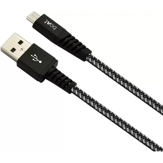 boAt Micro USB Cable 2 A 1.5 m Micro Rugged 700 V3 Black