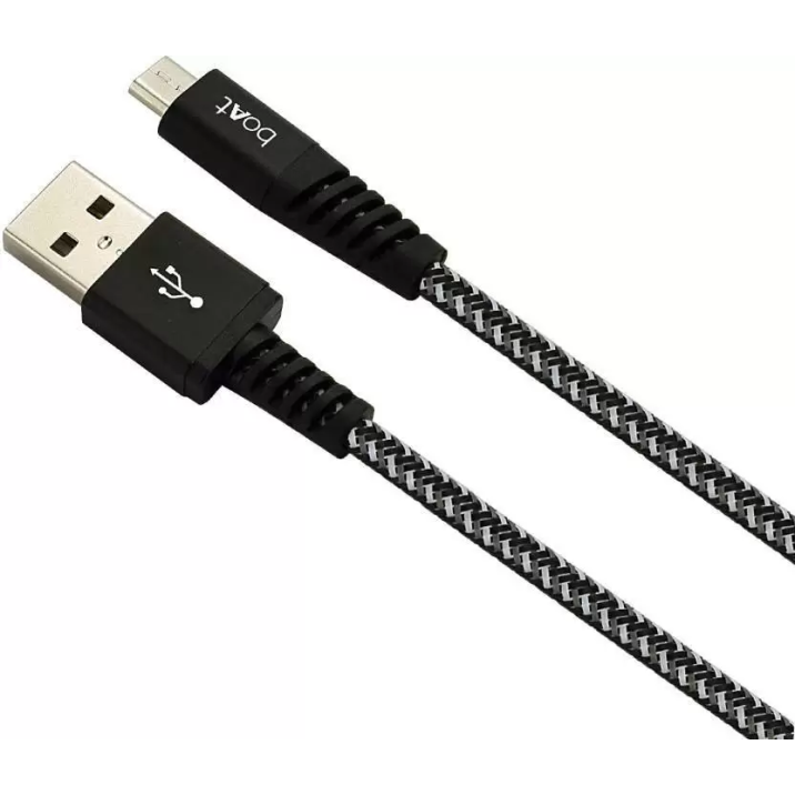 boAt Micro USB Cable 2 A 1.5 m Micro Rugged 700 V3 Black boAt Micro USB Cable 2 A 1.5 m Micro Rugged 700 V3 Black