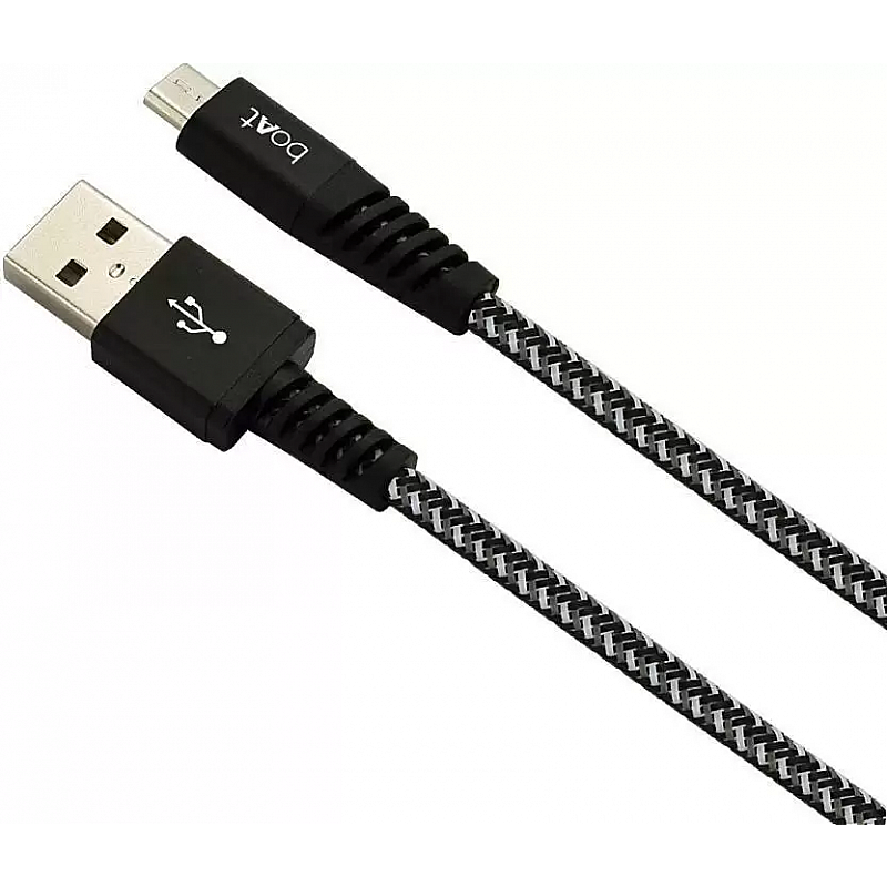 boAt Micro USB Cable 2 A 1.5 m Micro Rugged 700 V3 Black