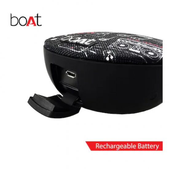boAt stone 260 4 W Portable Bluetooth Speaker (Charcoal Black, Mono Channel)