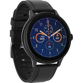 CrossBeats ORBIT PRIZM Super Retina 1.3" AMOLED Display, Hindi Language, 200+ Watch Faces Smartwatch Black