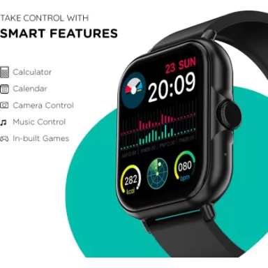 Pebble Spark Ace 1.85 Large HD Display, Health Suite, 100+ Watch Faces, 7 days battery Smartwatch Black Pebble Spark Ace 1.85 Large HD Display, Health Suite, 100+ Watch Faces, 7 days battery Smartwatch Black