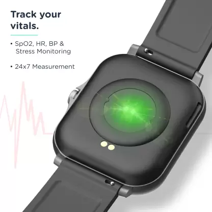 Pebble Spark 1.7 inch Bluetooth Calling, HD Display with SPO2, HR Monitor Smartwatch Black Pebble Spark 1.7 inch Bluetooth Calling, HD Display with SPO2, HR Monitor Smartwatch Black