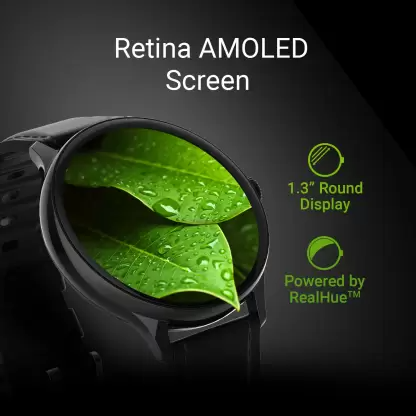 CrossBeats ORBIT PRIZM Super Retina 1.3" AMOLED Display, Hindi Language, 200+ Watch Faces Smartwatch Black CrossBeats ORBIT PRIZM Super Retina 1.3" AMOLED Display, Hindi Language, 200+ Watch Faces Smartwatch Black