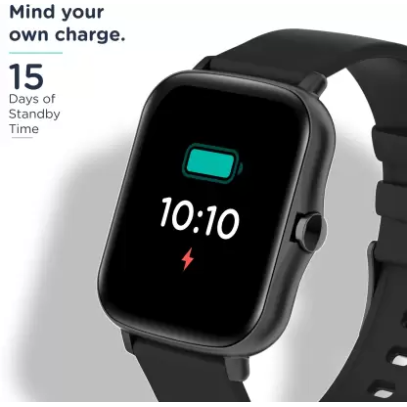 Pebble Spark 1.7 inch Bluetooth Calling, HD Display with SPO2, HR Monitor Smartwatch Black Pebble Spark 1.7 inch Bluetooth Calling, HD Display with SPO2, HR Monitor Smartwatch Black