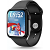 Pebble Frost 1.87'' BT Calling with 2.5D Curved HD Display, AI Voice Assisst Smartwatch Black