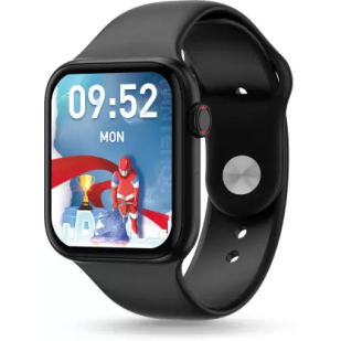 Pebble Frost 1.87'' BT Calling with 2.5D Curved HD Display, AI Voice Assisst Smartwatch Black Pebble Frost 1.87'' BT Calling with 2.5D Curved HD Display, AI Voice Assisst Smartwatch Black