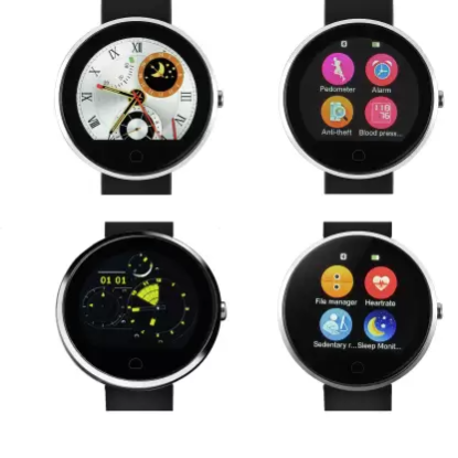 Metronaut X9 Round Dial Smartwatch with Heart Rate Sensor and Pedometer (Black) Metronaut X9 Round Dial Smartwatch with Heart Rate Sensor and Pedometer (Black)