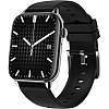 Pebble Spark 1.7 inch Bluetooth Calling, HD Display with SPO2, HR Monitor Smartwatch Black