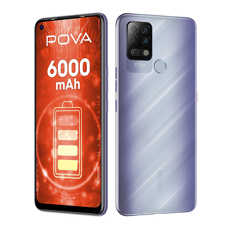 TECNO Pova (Speed Purple, 4GB RAM,  64GB Storage) Refurbished