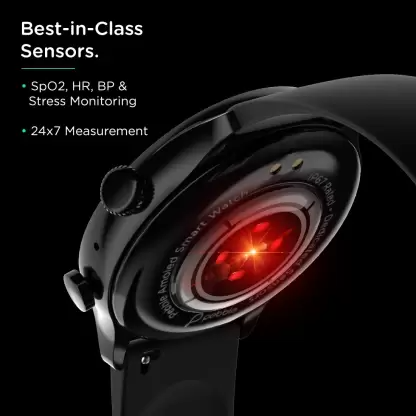 Pebble Cosmos luxe 1.36" AMOLED Always-on Display Bluetooth calling Smartwatch Matte Black Pebble Cosmos luxe 1.36" AMOLED Always-on Display Bluetooth calling Smartwatch Matte Black